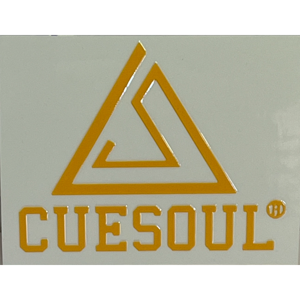 Darting Around CueSoul Logo Sticker 4.5x4.5