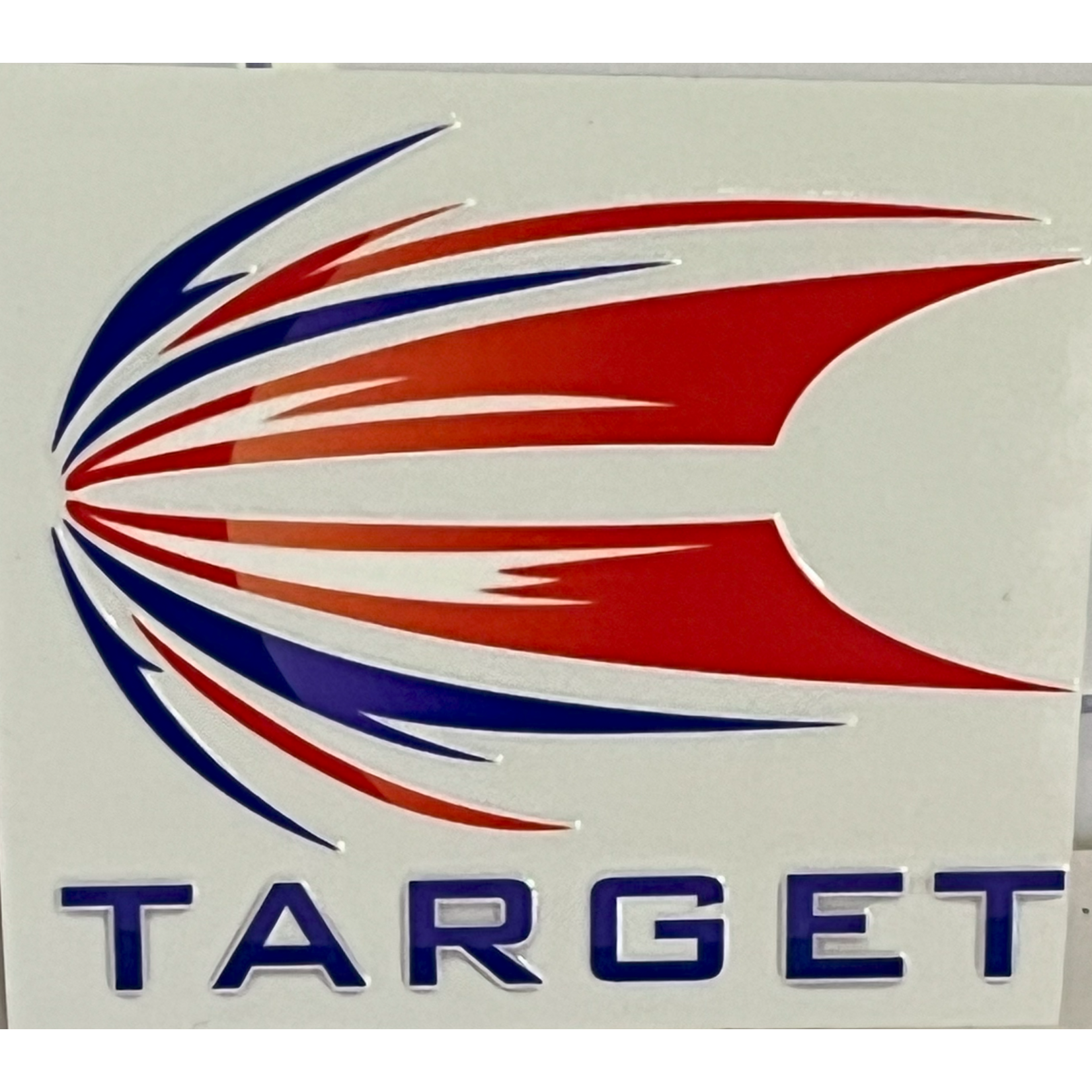 Darting Around Target Darts Logo Sticker 4x3.5