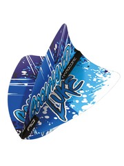 RED DRAGON Red Dragon Luke Humphries World Champion Blue & White Freestyle Dart Flights