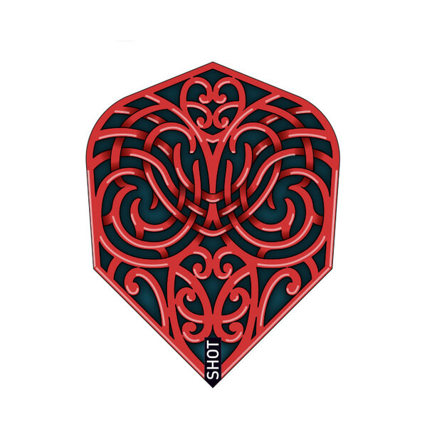 SHOT DARTS Shot Warrior Kapene No6 Dart Flights