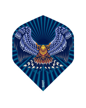 SHOT DARTS Birds of Prey Kestrel Dart Flight Set- Standard