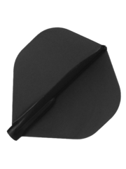 COSMO DARTS Cosmo Fit Flight Black Standard Dual Pack Dart Flights
