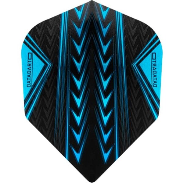DataDart DataDart Pro 100 Trans Blue No6 Dart Flights