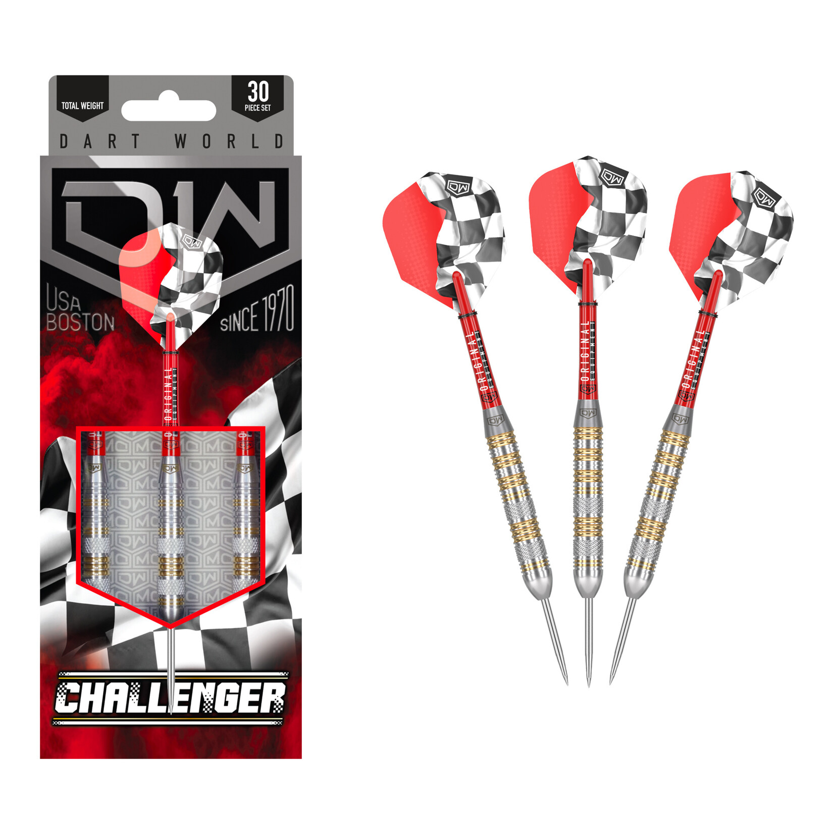 Dart World Dart World Challenger Steel Tip Darts