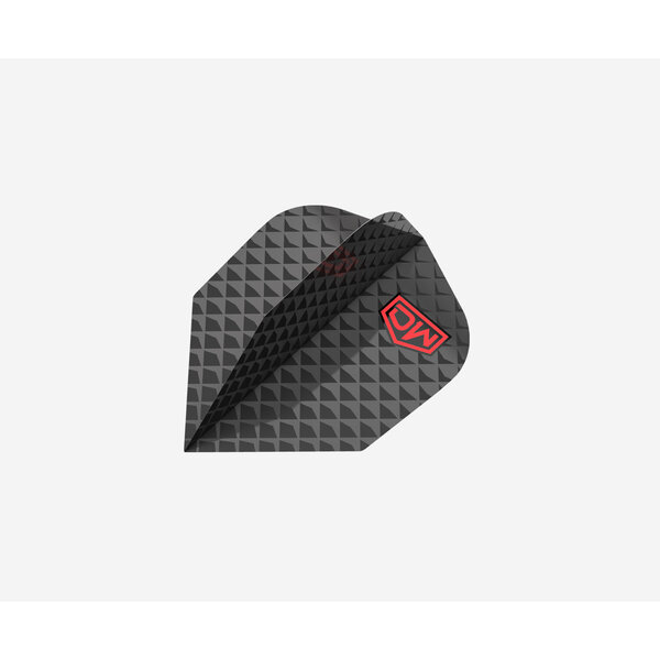 Dart World Dart World Black No6 Standard Dart Flights