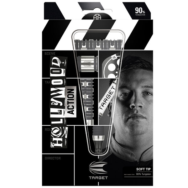 Target Darts Target Chris Dobey Hollywood Action 90% 20g Soft Tip Darts