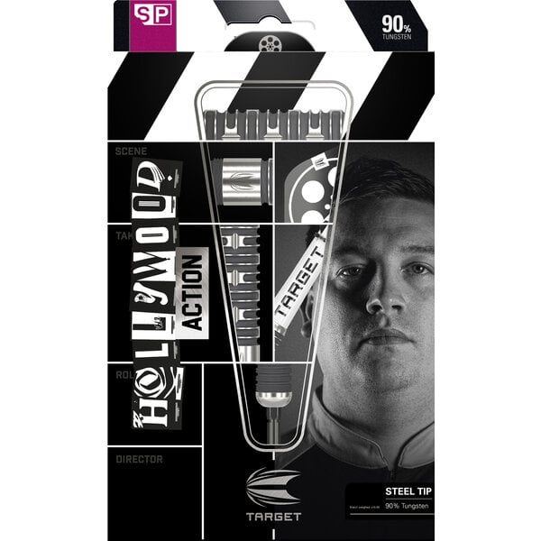 Target Darts Target Chris Dobey Hollywood Action 90% Swiss Steel Tip Darts