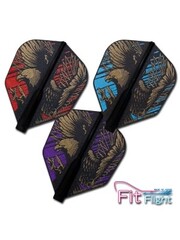 COSMO DARTS Cosmo Fit Flight Lee Zheng Model Shape D Black Dart Flights