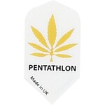 PENTATHLON Pentathlon Gold Canabis Leaf Slim Dart Flight