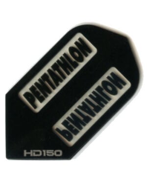 PENTATHLON Pentathlon HD150 Black Slim 150 Micron Thick Dart Flight