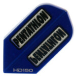 PENTATHLON Pentathlon HD150 Blue Slim 150 Micron Thick Dart Flight