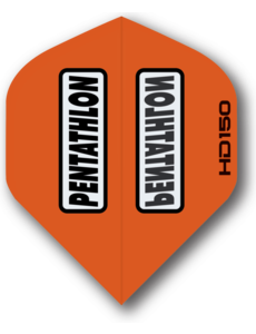 PENTATHLON Pentathlon HD150 Orange Standard 150 Micron Thick Dart Flight