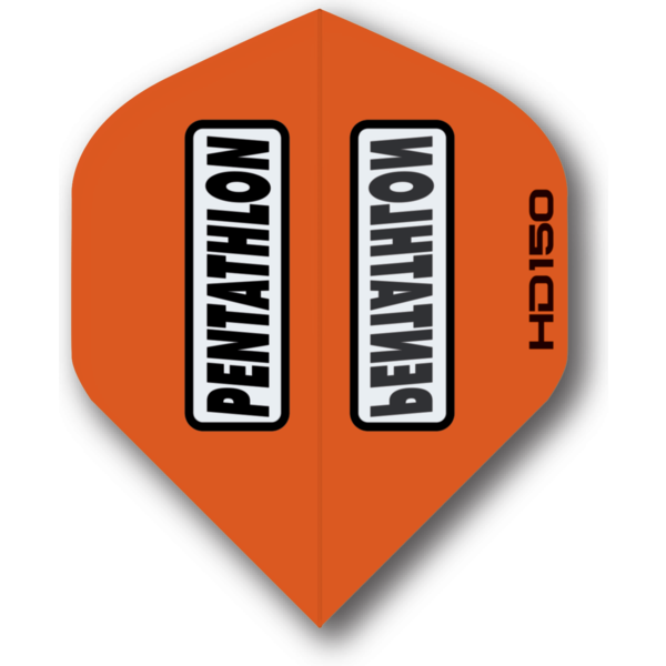 PENTATHLON Pentathlon HD150 Orange Standard 150 Micron Thick Dart Flight