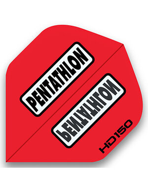 PENTATHLON Pentathlon HD150 Red Standard 150 Micron Thick Dart Flight
