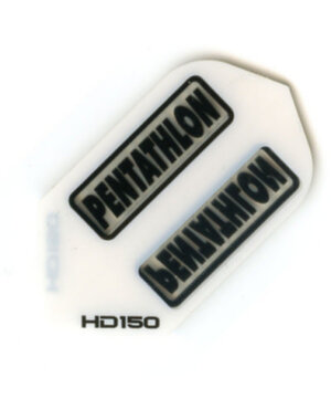PENTATHLON Pentathlon HD150 White Slim 150 Micron Thick Dart Flight