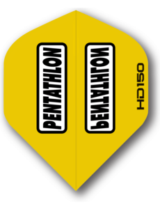 PENTATHLON Pentathlon HD150 Yellow Standard 150 Micron Thick Dart Flight
