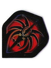 RUTHLESS Heavy Duty Black Spider Standard Dart Flights