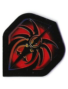 RUTHLESS Heavy Duty Black Spider Standard Dart Flights