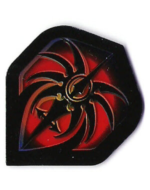 RUTHLESS Heavy Duty Black Spider Standard Dart Flights