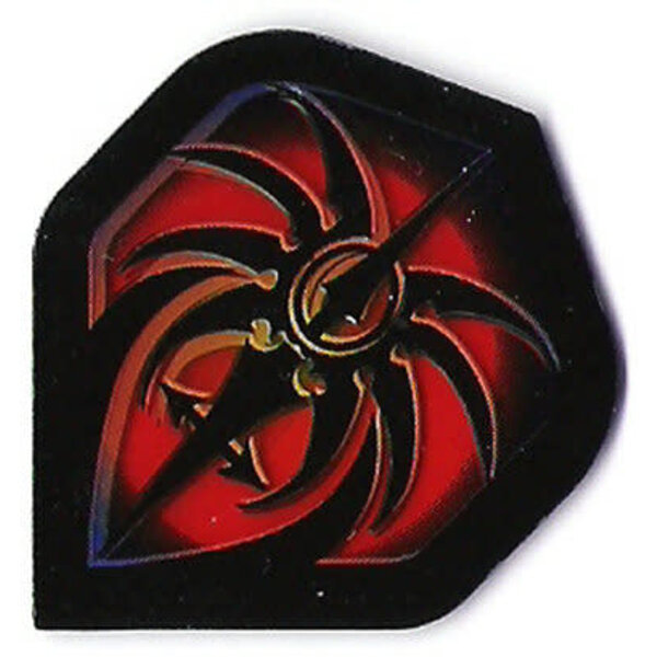 RUTHLESS Heavy Duty Black Spider Standard Dart Flights