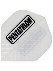 PENTATHLON Pentathlon White Dimplex Solid Standard Dart Flights