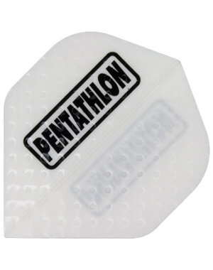PENTATHLON Pentathlon White Dimplex Solid Standard Dart Flights