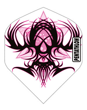 PENTATHLON Pentathlon Pink Star with Demon Standard Dart Flights