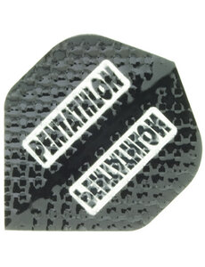 PENTATHLON Pentathlon Black Standard Dimplex 100 Micron Thick Dart Flights