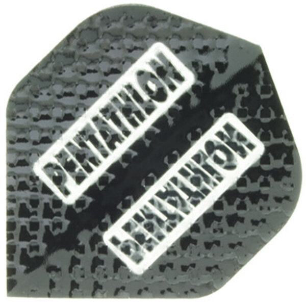 PENTATHLON Pentathlon Black Standard Dimplex 100 Micron Thick Dart Flights