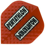 PENTATHLON Pentathlon Red Standard Dimplex 100 Micron Thick Dart Flight
