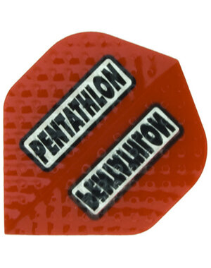 PENTATHLON Pentathlon Red Standard Dimplex 100 Micron Thick Dart Flights