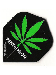 PENTATHLON Pentathlon Green Leaf Standard Dart Flights