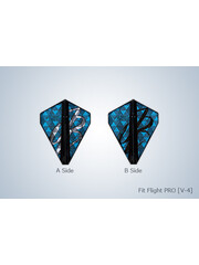 COSMO DARTS Cosmo Fit Flight PRO Jason Brandon Model V-4 D Black Dart Flights