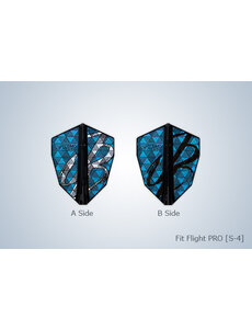 COSMO DARTS Cosmo Fit Flight PRO Jason Brandon Model S-4 D Black Dart Flights