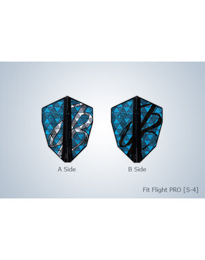 COSMO DARTS Cosmo Fit Flight PRO Jason Brandon Model S-4 D Black Dart Flights
