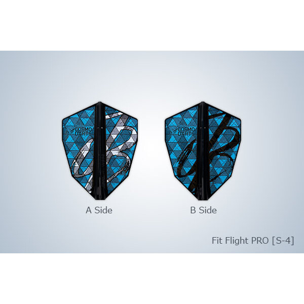 COSMO DARTS Cosmo Fit Flight PRO Jason Brandon Model S-4 D Black Dart Flights