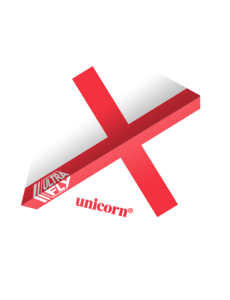 Unicorn Darts Unicorn Ultrafly .100 St George Cross Dart Flights Plus