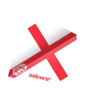 Unicorn Darts Unicorn Ultrafly .100 St George Cross Dart Flights Plus