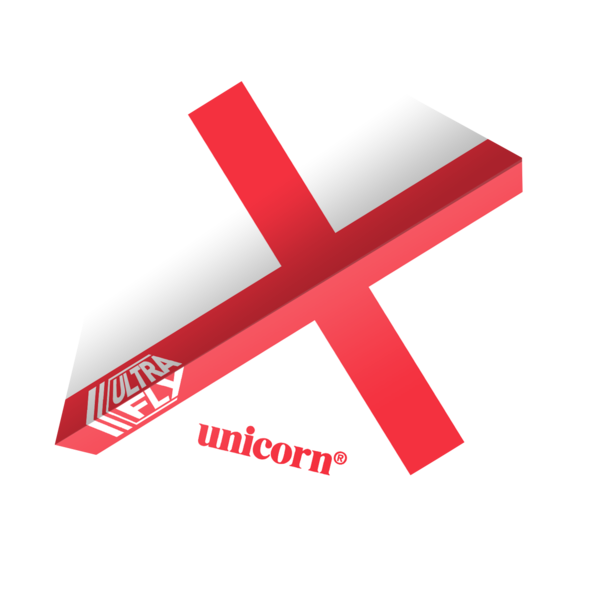 Unicorn Darts Unicorn Ultrafly .100 St George Cross Dart Flights Plus