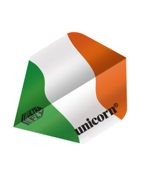 Unicorn Darts Unicorn Ultrafly .100 Ireland Flag Dart Flights Plus