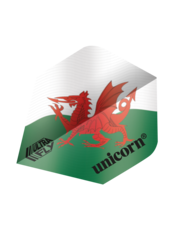 Unicorn Darts Unicorn Ultrafly .100 Wales Flag Dart Flights Plus