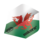Unicorn Darts Unicorn Ultrafly .100 Wales Flag Dart Flights Plus