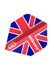 Unicorn Darts Unicorn Ultrafly .100 Union Jack Flag Dart Flights Plus