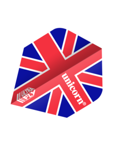 Unicorn Darts Unicorn Ultrafly .100 Union Jack Flag Dart Flights Plus