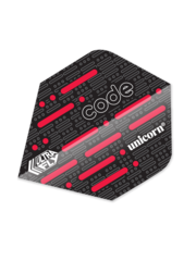 Unicorn Darts Unicorn Ultrafly .100 Code Red Dart Flights Big Wing
