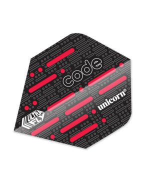 Unicorn Darts Unicorn Ultrafly .100 Code Red Dart Flights Big Wing