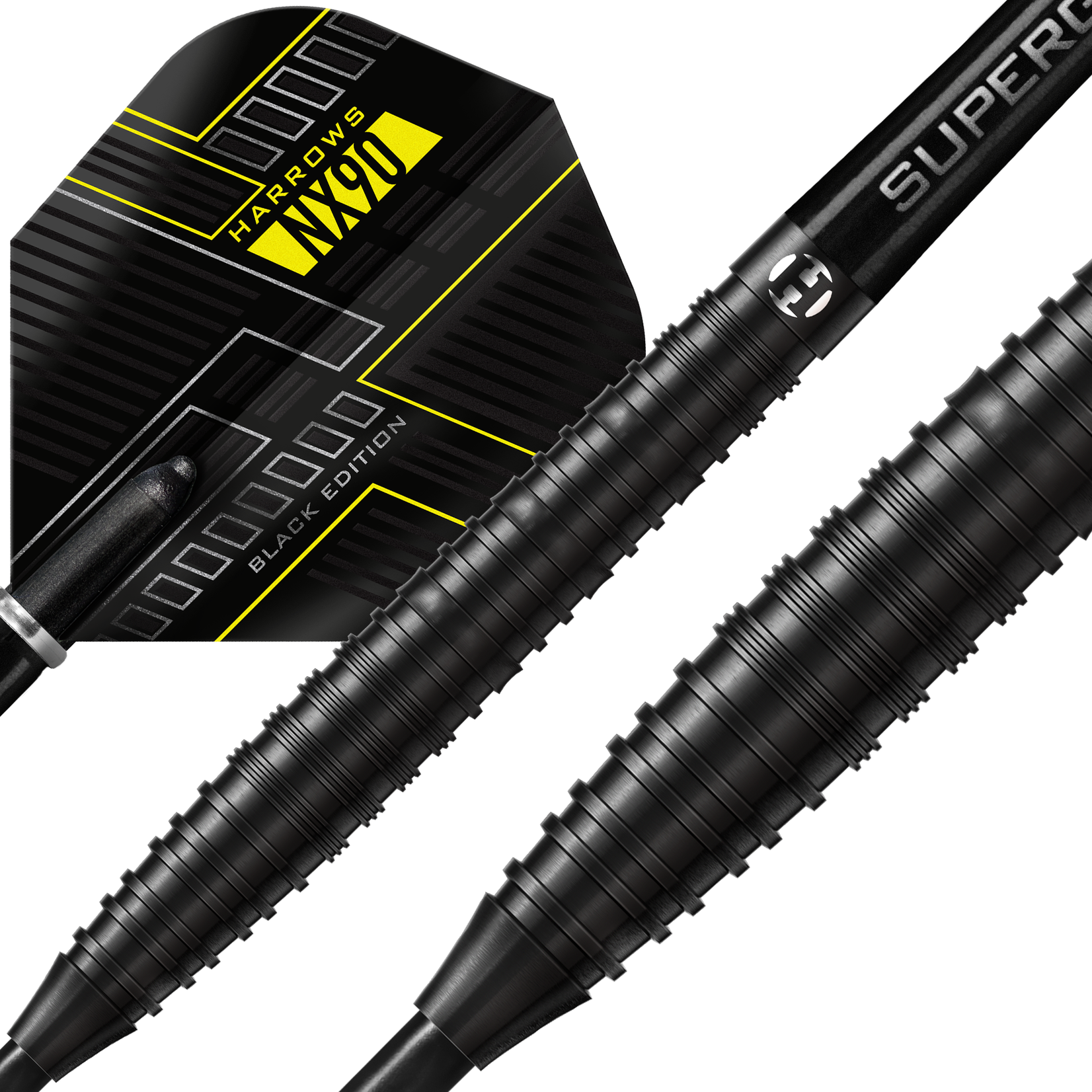 Harrows Darts Harrows NX90 Black Edition 90% Steel Tip Darts