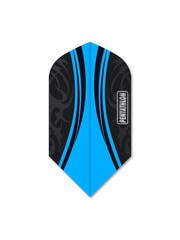 PENTATHLON Pentathlon Vizion Swish Aqua Blue Slim Dart Flights - 5 Sets
