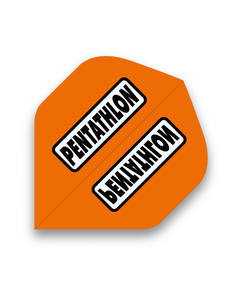 PENTATHLON Pentathlon Orange Standard Dart Flights - 5 Sets