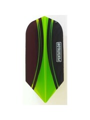 PENTATHLON Pentathlon Vizion Swish Green Slim Dart Flights - 5 Sets